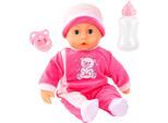 Babypuppe BAYER "First Words 38 cm pink", pink, Puppen, Baby, Babypuppe