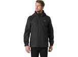 Regenjacke HELLY HANSEN "DUBLINER JACKET", Herren, Gr. XXL, schwarz, Obermaterial: 100% Polyester. Futter: 100% Polyester, normal, Jacken Regenjacke, wasserdicht, winddicht, Langarm-Schnitt, normale Länge