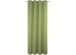 Vorhang WIRTH "Dim out", grün, B:142cm H:235cm, Polyester, Gardinen, nach Maß