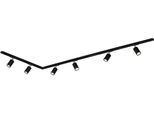 BRILONER LEUCHTEN Schienensystem-Sets "RAIL", schwarz (matt, schwarz), Ø 5,5cm H: 14,5cm, 3 Stk., Leuchten, Schienensystem Rail 2,25 m Schwarz max.9W Decke Wohnzimmer Büro Küche