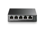 TP-Link Netzwerk-Switch TL-SG1005P, Unmanaged Gigabit Ethernet (10/100/1000), Power over Ethernet (PoE), Schwarz
