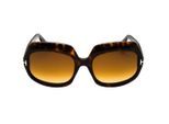 Tom Ford Zonnebril In Donker Havana-bruin