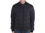Armani Jeans Zwarte Gewatteerde Donsjas