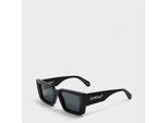 Accessoires Off White Savannah Vierkante Volle Rand Zonnebril in Zwart/Donkergrijs