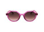 Ik Ben Dol Op De Fuchsia Roze Zonnebril Van Moschino