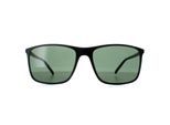 Calvin Klein CK22558S 002 mat zwart groene zonnebril