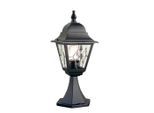 Elstead Lighting , Schwarz , Metall, Glas , 18.4x44 cm , Europäischer Sicherheitsstandard, Schutzklasse I (Erdungsanschluss), CE , Beleuchtung, Außenleuchten, Wegbeleuchtung, Wegeleuchten & Pollerleuchten