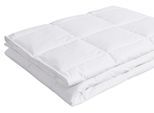 Daunenbettdecke OTTO HOME "Nobyn, Bettdecke 135x200 cm und 155x220 cm", weiß, B:155cm L:220cm, Bezug: 100% Baumwolle. Füllung: 60% Daunen, 40% Federn, Bettdecken, Bettdecken, Sommer, Winter, Allergiker geeignet ( Hausstauballergiker)