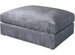 Polsterhocker OTTO HOME "Soft&Cosy XXL, B: 125 cm - OTTO. Verlässliche Qualität.", grau (dunkelgrau), B:125cm H:52cm T:101cm, 100% Polyester, Hocker, Polsterhocker, Mega-Hocker, in Cord oder Chenille-Struktur wählbar