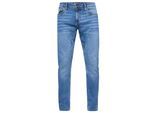 Blue Used Jeans Hose "MELVIN" Slim Fit Cotton-Stretch