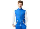 Lacoste Heren trainingsjack met kleurblokken en doorlopende ritssluiting, normale pasvorm (Koninkrijk Blauw)