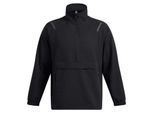 Under Armour Heren Performance-anorak met hoge kraag en raglanmouwen (Zwart)