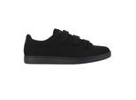 Lonsdale Heren Leyton Drievoudige Band Platte Sneakers (Zwart)