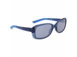 Nike Unisex Epic Breeze Ovale Zonnebril voor Volwassenen (Marineblauw/Zilver)