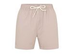 Threadbare Heren Textured Relaxed Fit Zwemshort (Taupe)