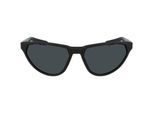 Nike Unisex Maverick Fierce Cat Eye-zonnebril voor volwassenen (Matzwart/donkergrijs)