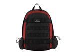 Armani Exchange Nylon rugzak (Zwart/Rood)