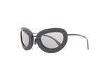 Off White Tokyo Sun Ovale Zonnebril (Donkergrijs)