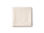 Babydecke LILIPUT "Pointelle", beige, lila, B:90cm L:90cm, 100% Baumwolle, Wohndecken, Babydecke, mit weichem Feeling