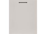 Frontblende NOBILIA "MIAMI", durchgehende Türfront für vollintegrierte Geschirrspüler", beige (front: seidengrau), B:60cm H:72cm T:1,9cm, MDF, Möbelblenden, in den Breiten Breiten 45 und 60 cm