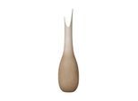 Dekovase GOEBEL "Vase Studio 8 Raindrop 41 cm beige", beige, B:10cm H:41cm T:10cm Ø:10cm, Vasen, Dekovase, Abwischbar