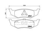 MAGNETI MARELLI Bremsbelagsatz, Scheibenbremse 363700411010 für Chrysler DODGE PLYMOUTH