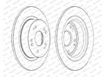 FERODO Bremsscheibe ddf1776c 282mm 9mm für HONDA