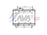AVA QUALITY COOLING Kühler, Motorkühlung sza2083 für Suzuki