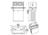 MAHLE Widerstand, Innenraumgebläse abr182000s für Peugeot RENAULT