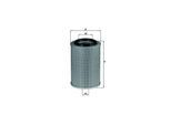 KNECHT Luftfilter lx496 Filtereinsatz 228,5mm für Mercedes