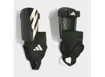 Fußball Schienbeinschoner ADIDAS PERFORMANCE "TIRO SG MTC J", Kinder, Gr. M, schwarz-weiß (schwarz, gold metallic, weiß), Protektoren, für Kinder und Jugendliche