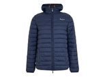 Aquascutum Heren Logo Puffer Jacket (Marineblauw)