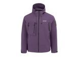 Firetrap Heren Winddichte Gewatteerde Windbreaker (Paars)