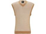 Boss Heren Lucid Sweater Vest (Middelbeige)