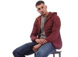 Aquascutum Heren Logo Pufferjack (Bordeaux)