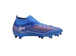 Puma Heren Ultra 5 Match Stevige Grond Voetbalschoenen (Blauw/Wit)
