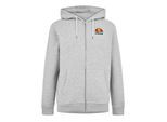 Ellesse Heren Effen Geribbeld Regular Hoodie (Grijs Melange)