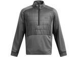 Under Armour Heren Eenkleurige Halve Rits Sweatjack (Grijs)