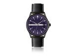 Quarzuhr MARC LAUDER "MF7-S012B", schwarz, Armbanduhren, Herren, Quarzuhr