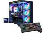 GAMEMAX Gaming-PC "HYPE-A BK 8176 Intel Core Ultra 5 245KF 32GB DDR5 1TB SSD RTX 5060Ti", schwarz, Microsoft Windows 11 Home (64 Bit), 32 GB RAM 1.000 GB SSD, Desktop-PCs, Windows 11, DDR5 RAM