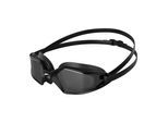 Schwimmbrille SPEEDO "HYDROPULSE GOGGLE AU BLACK/GREY", schwarz, grau, Sportbrillen, Damen, für klare Sicht unter Wasser, bequemer Sitz, verstellbares Band