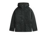 Fred Perry korte snorkel nachtgroene parka jas