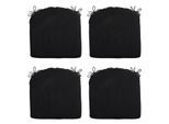Madison Zitkussen panama black 46x48 - 4 stuks