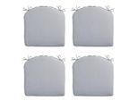 Madison Zitkussen panama light grey 46x48 - 4 stuks