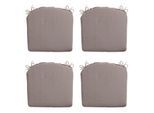 Madison Zitkussen panama taupe 46x48 - 4 stuks