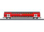 Personenwagen MÄRKLIN "Start up - Regional Express Doppelstockwagen 1./2. Klasse - 40400", rot, Modelleisenbahn-Fahrzeuge, KinderB:3,5cm H:6cm L:26,8cm, Kunststoff, Metall, Personenwagen, Made in Europe, B:3,5cm H:6cm L:26,8cm