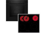 NEFF Backofen-Set "BX16B", Energieeffizienz: A, schwarz, Herdsets, Einzigartiges CircoTherm-System & zuschaltbare Bräterzone, Backofen-Set