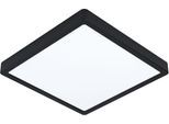 EGLO Deckenleuchte "FUEVA-Z", schwarz, H: 2,8cm, 1 Stk., Leuchten, Deckenleuchte aus Alu - 19,5W - warmweiß - kaltweiß, Deckenleuchte
