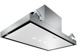 SIEMENS Deckenhaube "LR97CBS20", Energieeffizienz: A, silber (weiß), B:90cm H:29,9cm T:50cm, Dunstabzugshauben, Leiser & starker iQdrive-Motor & automatische Filter-Erinnerung, Deckenhaube