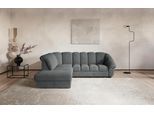 Ecksofa COTTA "Mado, Breite 260 cm", grau (anthrazite), B:260cm H:88cm T:104cm, 100% POLYESTER (PES), Sofas, Ecksofa, Bequemes Sofa mit hoher Rückenlehne